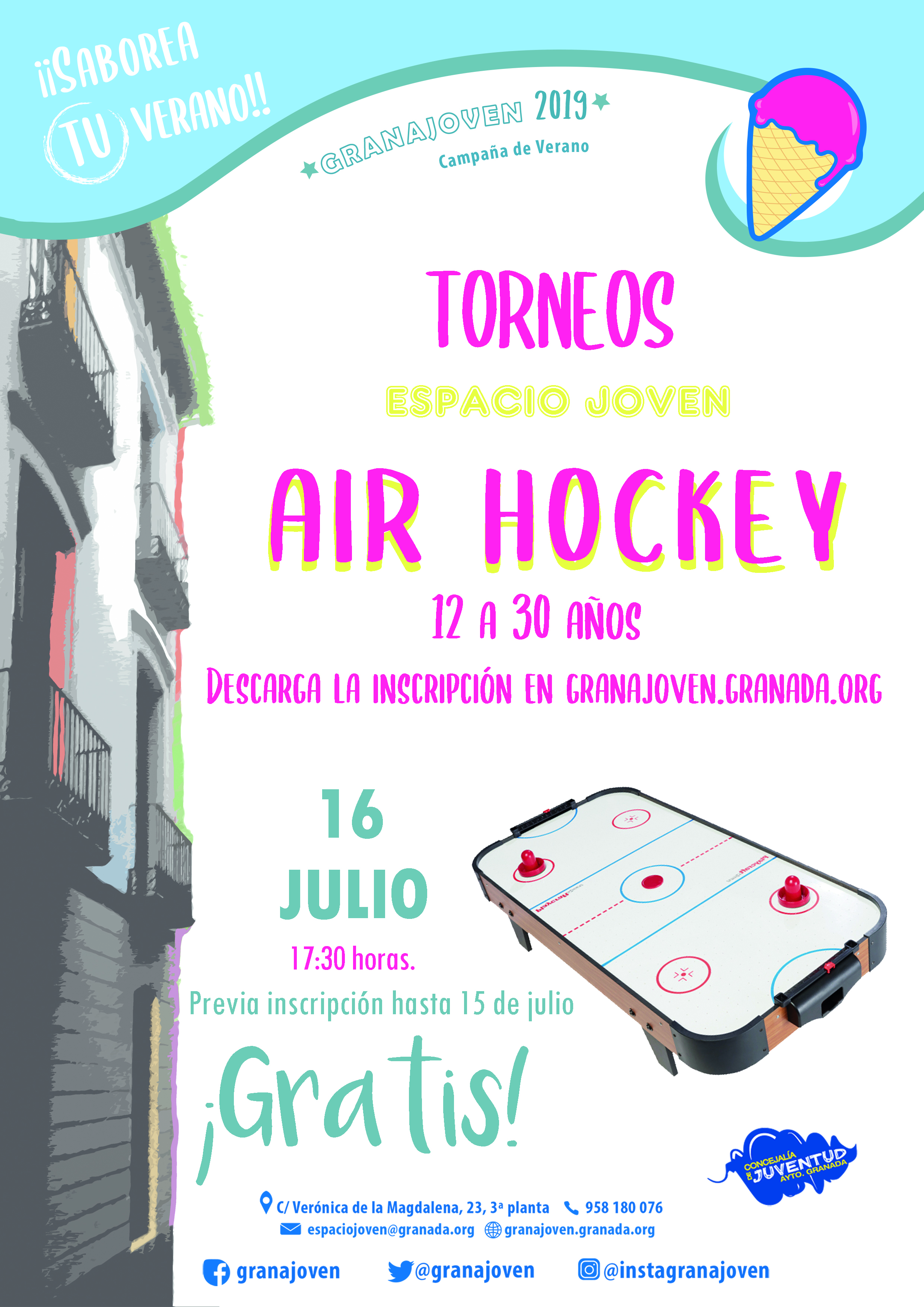 Torneo Air Hockey "Saborea tu Verano"